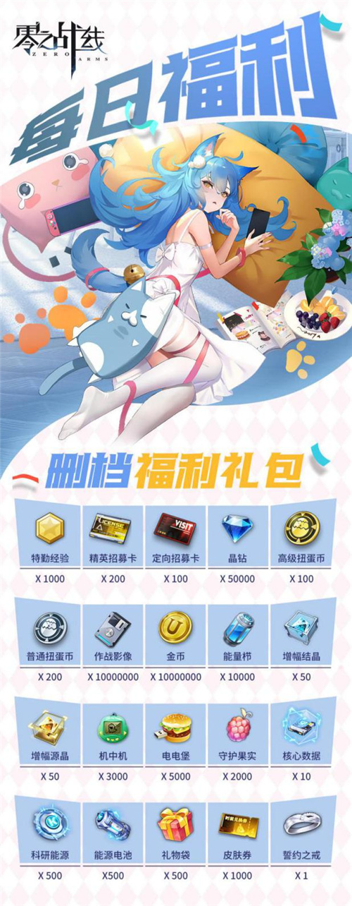 最休闲二次元卡牌手游零之战线今日删档测试启动！