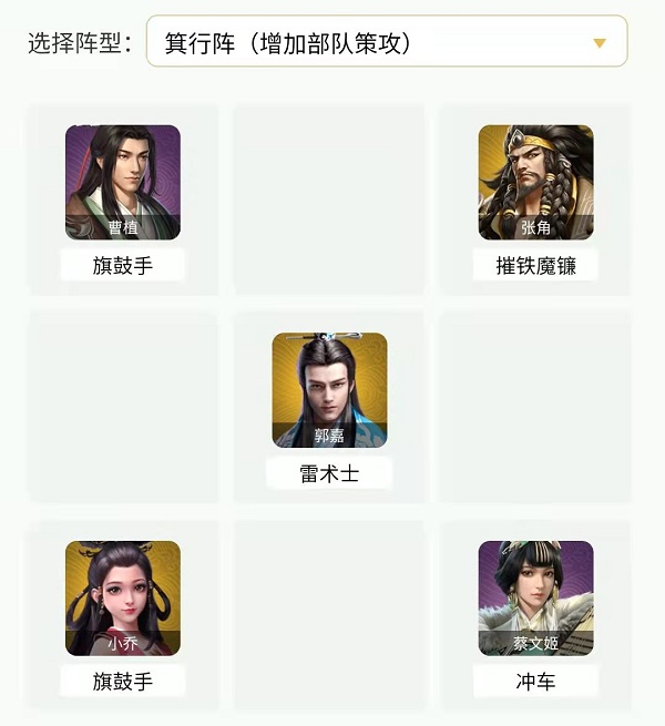 卧龙吟2郭嘉阵容搭配推荐